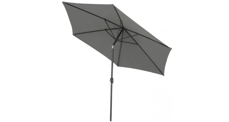 Umbrela SUNSET rotunda, D.300 cm, gri — imaginea 3