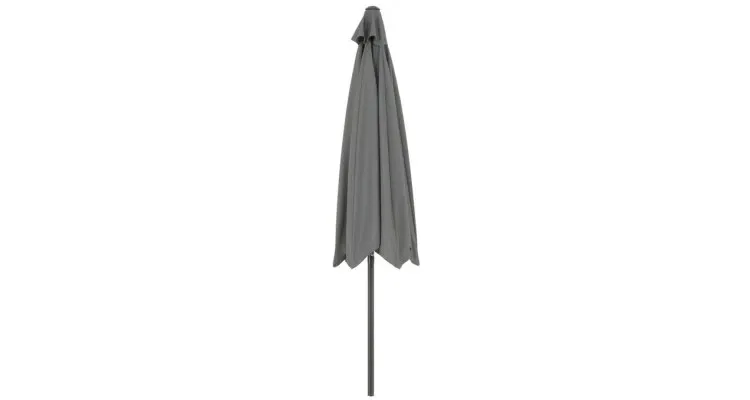 Umbrela SUNSET rotunda, D.300 cm, gri — imaginea 4