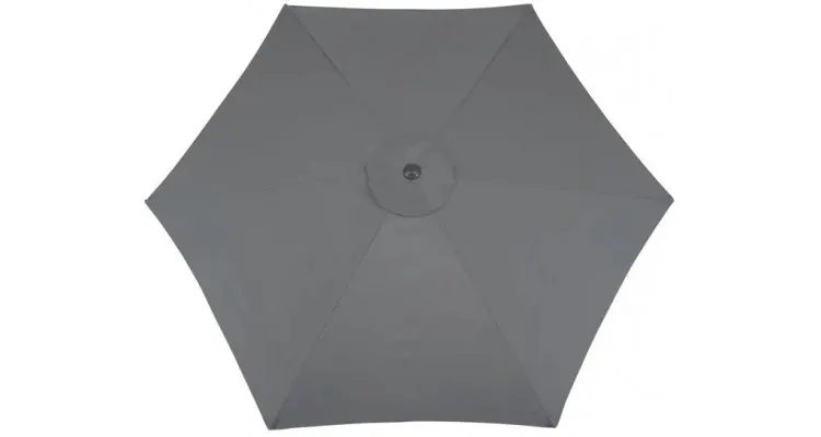 Umbrela SUNSET rotunda, D.300 cm, gri — imaginea 5