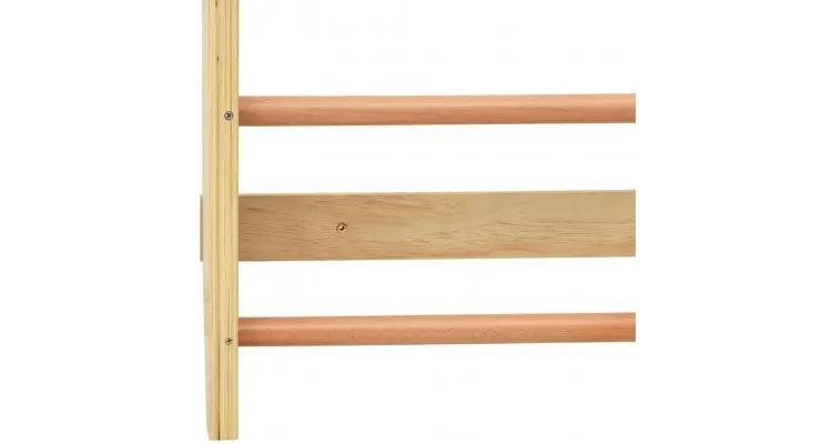 Set de joaca pentru catarat de interior cu scari si inele, lemn — imaginea 4