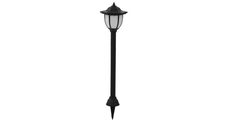 Lampi solare de exterior cu LED, 3 buc, negru — imaginea 2