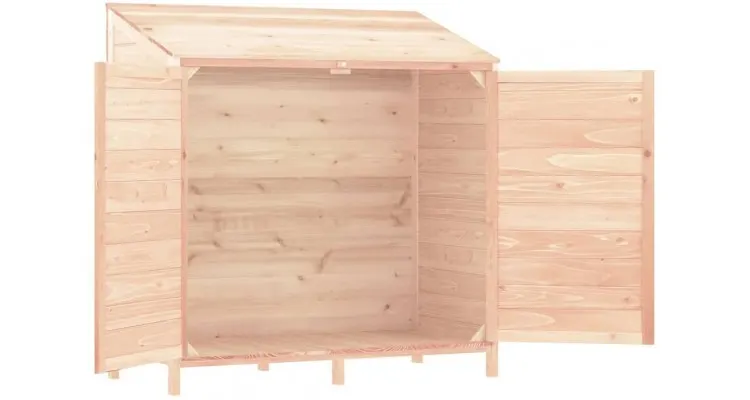 Sopron de gradina, 102x52x112 cm, lemn masiv de brad — imaginea 5