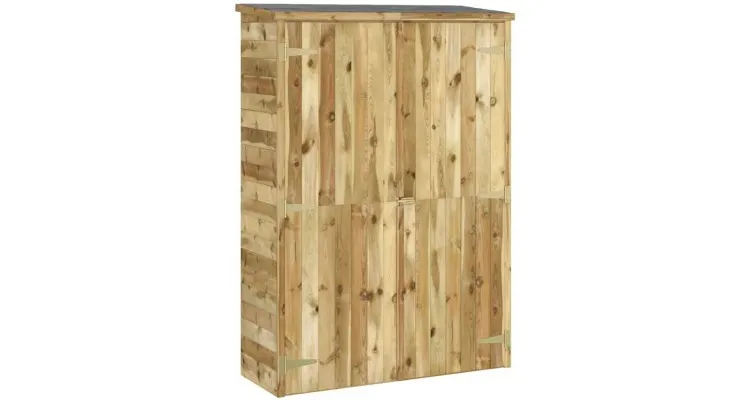 Magazie de unelte de grădină 123x50x171cm lemn masiv pin tratat