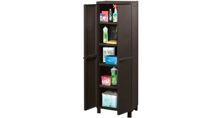 Dulap depozitare KETER Compact Garden Ratan, maro — imaginea 2