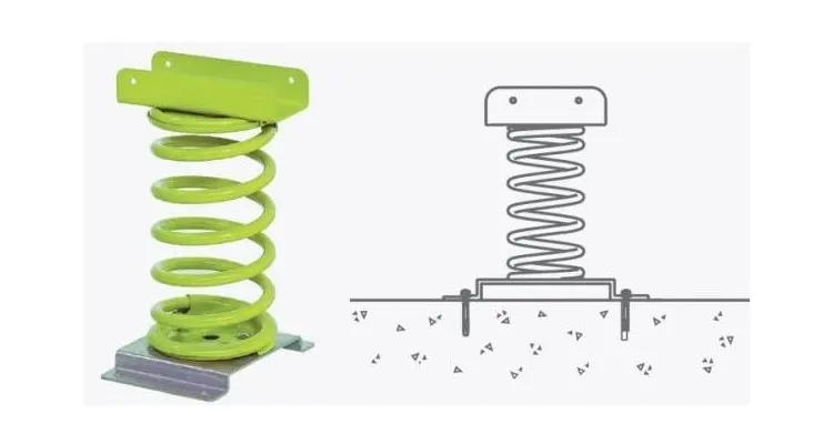 Balansoar pe arc pentru copii Elefant, HDPE, cu prindere pe beton KBT — imaginea 2