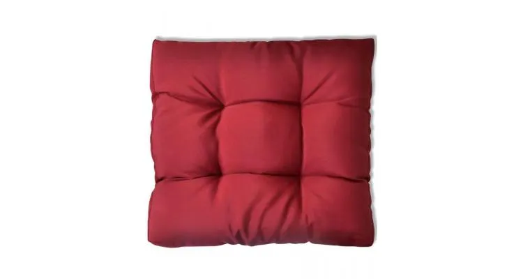 Pernă scaun 60 x 60 x 10 cm, roșu — imaginea 2