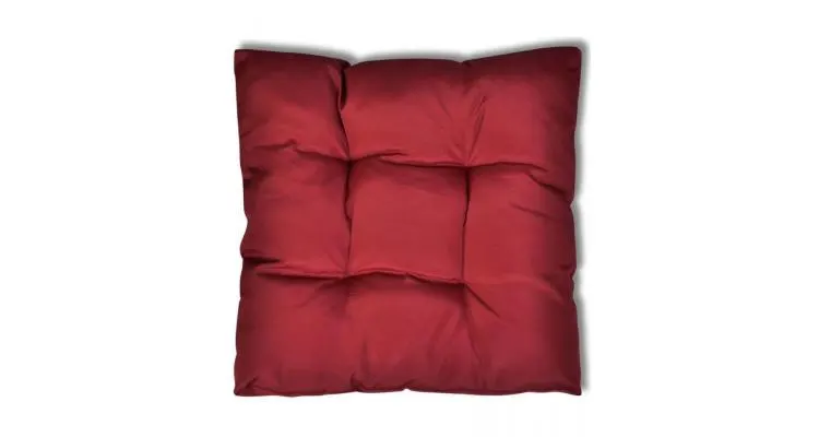 Pernă scaun 80 x 80 x 10 cm, roșu — imaginea 2