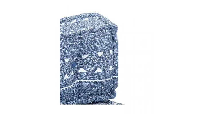 Perna pentru canapea din paleti, indigo, textil, petice — imaginea 3