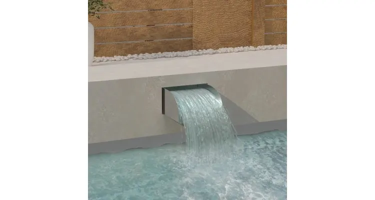 Cascada cu led-uri, 30 x 34 x 14 cm, otel inoxidabil 304