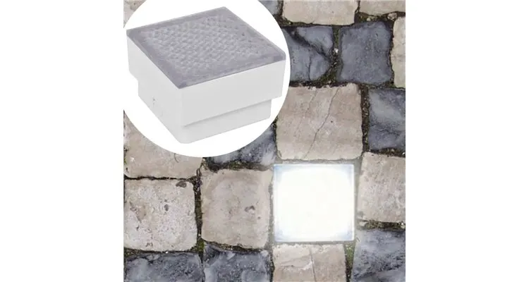 Lumini cu led-uri incastrate 6 buc., 100x100x68 mm (3x41715)
