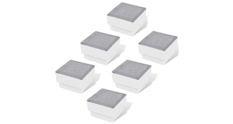Lumini cu led-uri incastrate 6 buc., 100x100x68 mm (3x41715) — imaginea 2