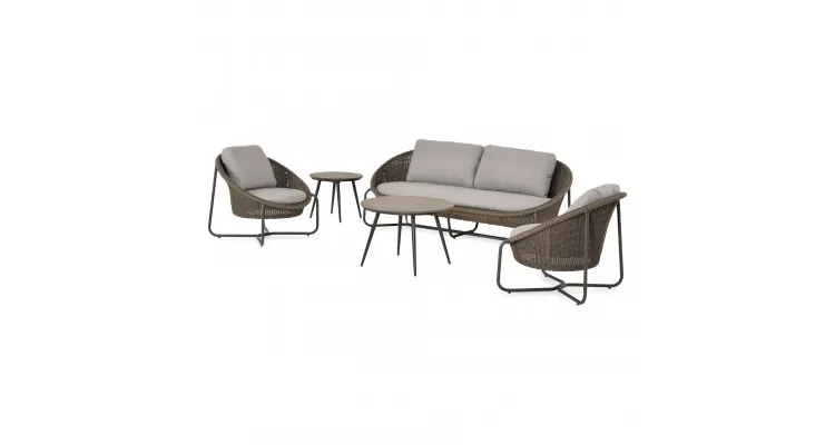 Set mobilier SUN terasa si gradina, 2 fotolii, canapea si 2 masute — imaginea 2