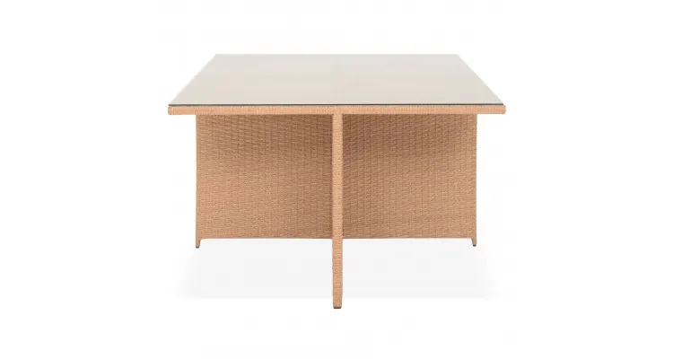 Set mobilier CUBIC terasa si gradina, 4 fotolii, 4 taburete si masa — imaginea 5
