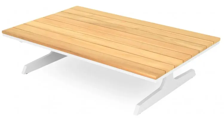 Masuta cafea dreptunghiulara pentru exterior, Play, L.120 x l.75 x H.30 cm