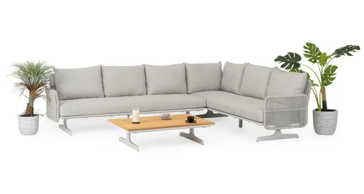 Set mobilier gradina PLAY, coltar si masuta, L.120 x l.75 x H.30 cm — imaginea 3