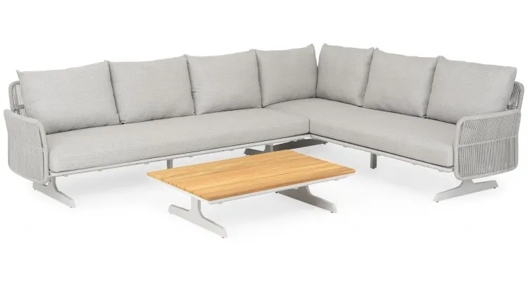 Set mobilier gradina PLAY, coltar si masuta, L.120 x l.75 x H.30 cm — imaginea 4