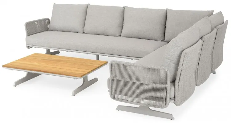 Set mobilier gradina PLAY, coltar si masuta, L.120 x l.75 x H.30 cm — imaginea 5