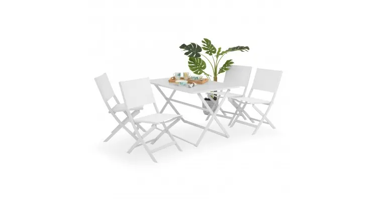 Set mobilier BREEZE terasa si gradina, 4 scaune si masa — imaginea 2