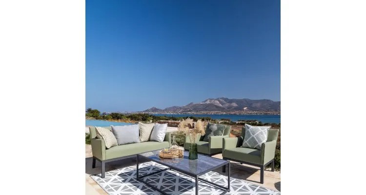 Set mobilier LIMA terasa si gradina, 2 fotolii, canapea si masuta — imaginea 3