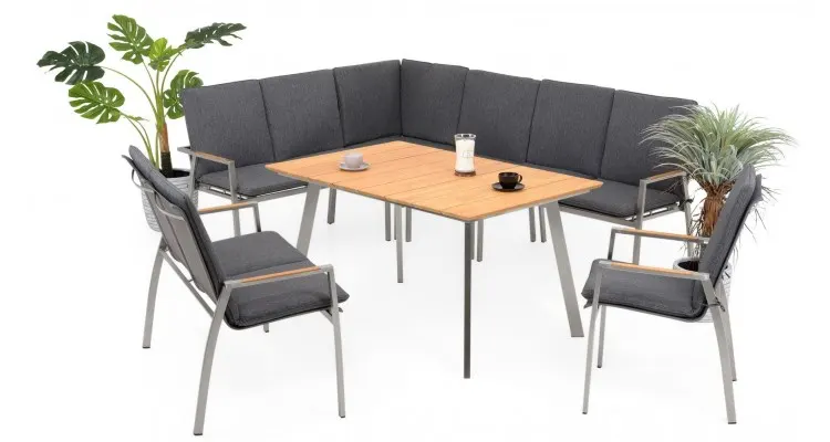 Set mobilier COLLODI pentru terasa si gradina, scaun, coltar, canapea si masa — imaginea 2
