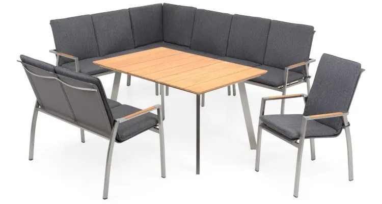 Set mobilier COLLODI pentru terasa si gradina, scaun, coltar, canapea si masa — imaginea 4
