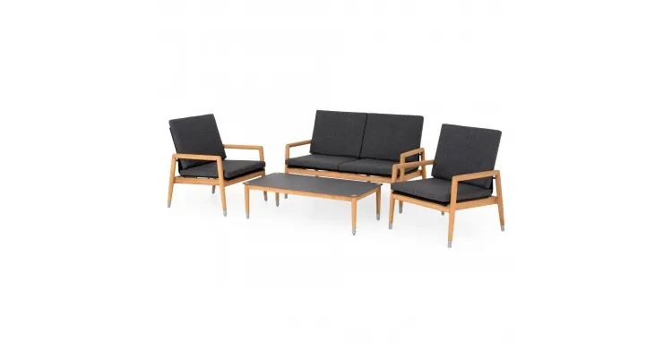 Set mobilier MENORCA terasa si gradina, 2 fotolii, canapea si masuta — imaginea 3