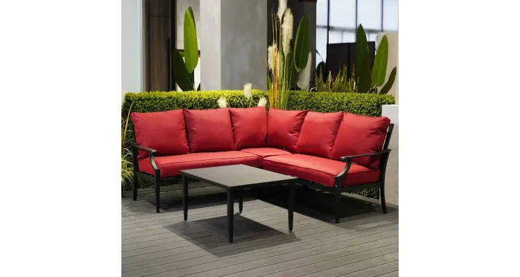 Set mobilier BRAXTON terasa si gradina, coltar si masa — imaginea 2