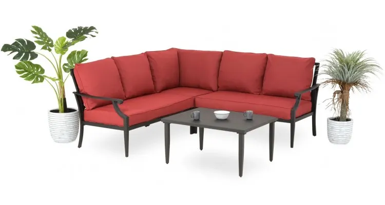Set mobilier BRAXTON terasa si gradina, coltar si masa — imaginea 3