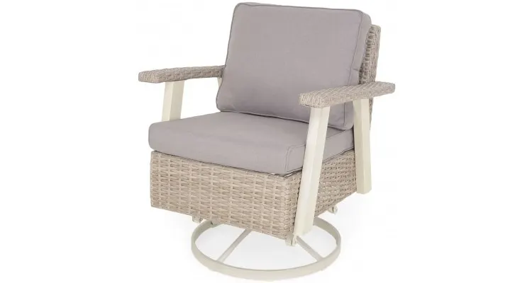 Set mobilier AMABEL terasa si gradina, 2 fotolii rotative si masuta — imaginea 5
