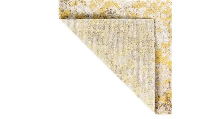 Covor de exterior, galben, 80x150 cm, tesatura plata — imaginea 3