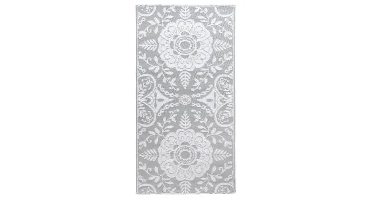 Covor de exterior, gri deschis, 120x180 cm, pp — imaginea 3