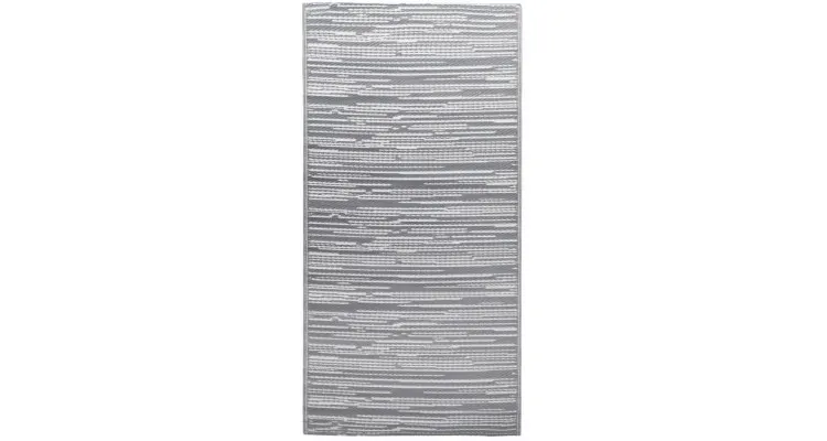Covor de exterior, gri, 120x180 cm, pp — imaginea 3