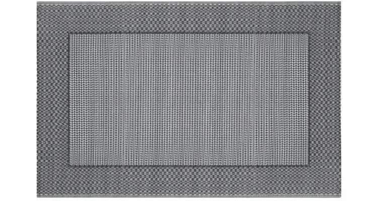 Covor de exterior, gri, 120x180 cm, pp