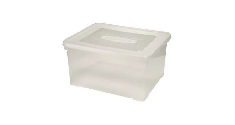 Cutie depozitare transparenta 35L Handy