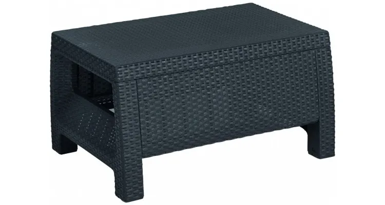 Masuta de cafea pentru gradina Corfu II, grafit — imaginea 2