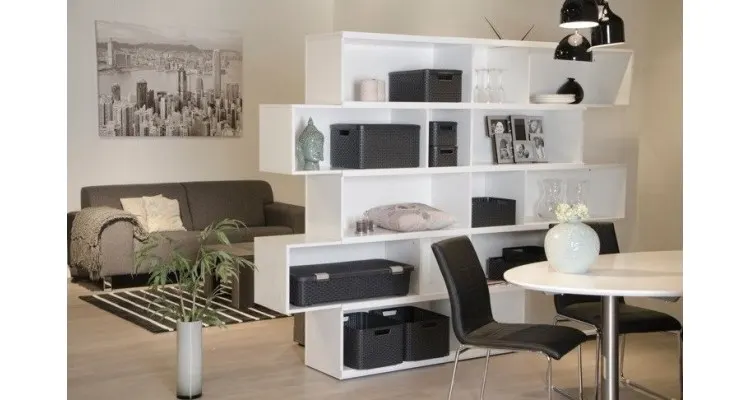 Cutie depozitare cu manere si capac 7L (S), design rattan maro — imaginea 4