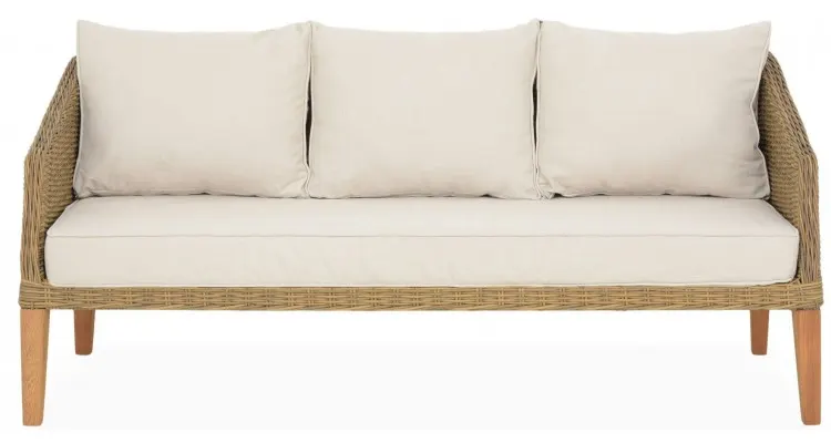Set mobilier DEBBY terasa/gradina, 2 fotolii, canapea si masa — imaginea 5