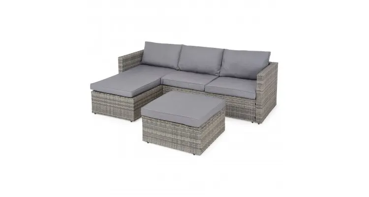 Set mobilier BORELLO terasa/gradina, coltar si masuta — imaginea 4