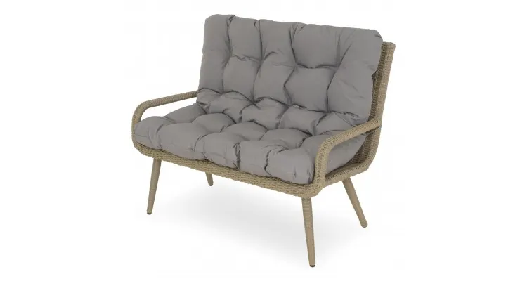Set mobilier VERACRUZ terasa/gradina, 2 fotolii, canapea, 2 masute — imaginea 5