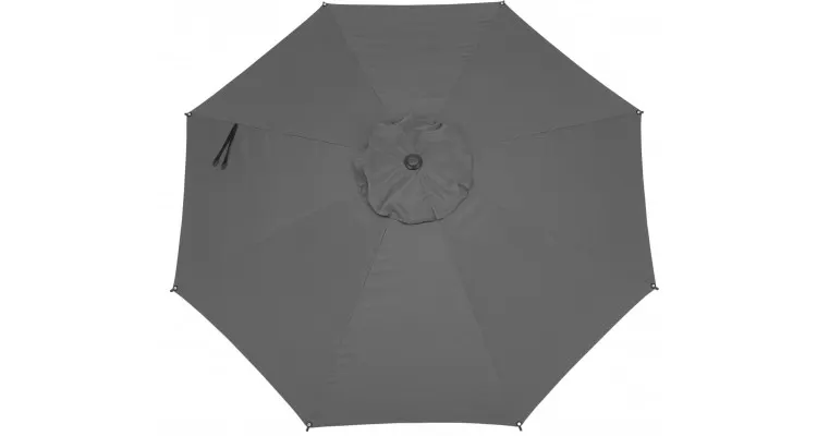 Umbrela rotunda CALPE, D.300cm, gri — imaginea 4