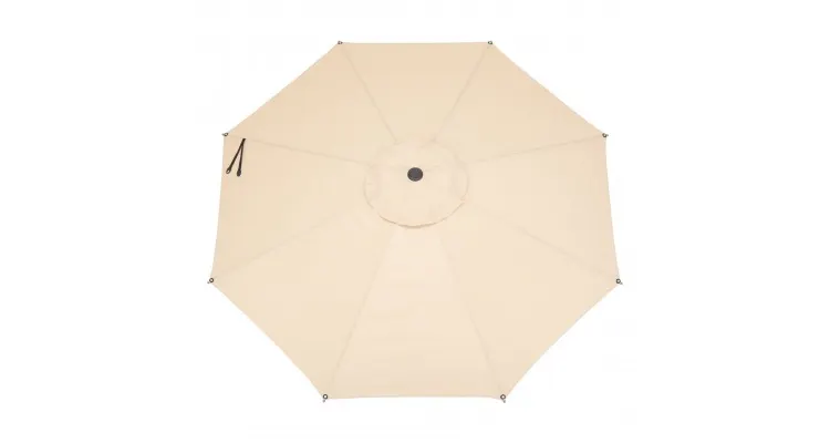Umbrela rotunda CALPE, D.300cm, bej — imaginea 4