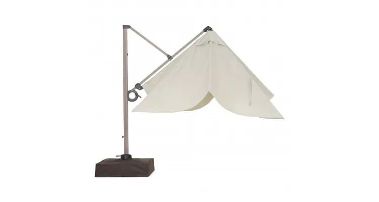 Umbrela JUPITER, baza inclusa 300x300cm, natur — imaginea 4