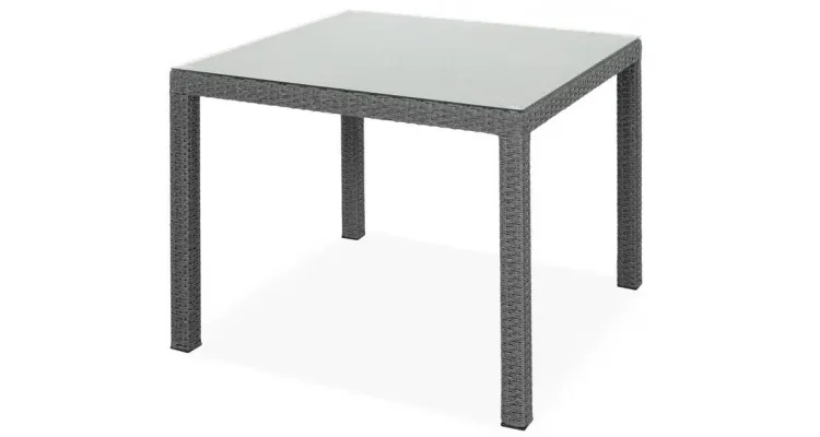 Set mobilier HORECA terasa si gradina, 4 scaune si masa,gri — imaginea 4