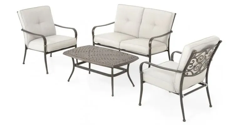 Set mobilier SORRENTO terasa/gradina, 2 fotolii, canapea si masuta — imaginea 2