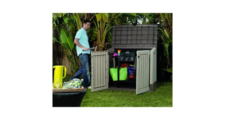 Dulap gradina pubele MIDI CRT Bej Maro Keter 249440 — imaginea 5