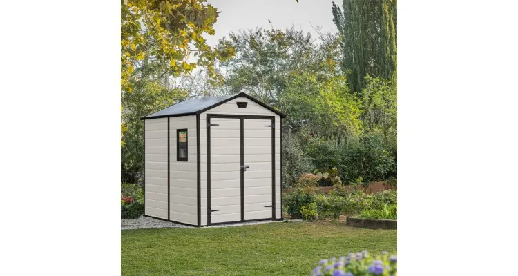 Magazie Keter Manor 6x8 Bej, 186 x 237 x 227 cm — imaginea 2