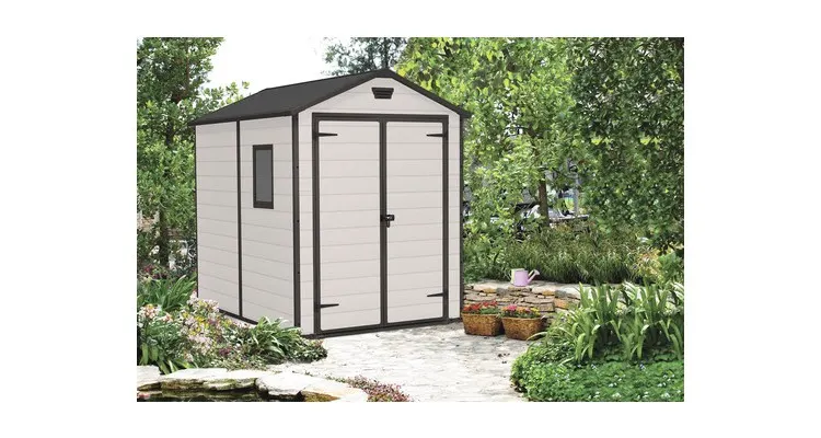 Magazie Keter Manor 6x8 Bej, 186 x 237 x 227 cm — imaginea 3