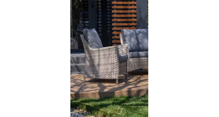 Set mobilier premium de terasa, Holan, ratan sintetic — imaginea 4