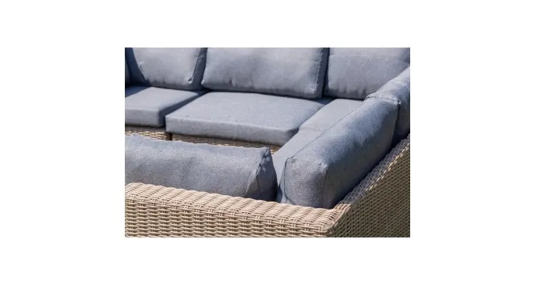 Set mobilier premium de gradina Kansas, rattan — imaginea 5