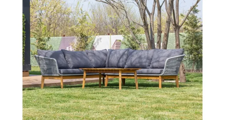 Set mobilier premium de gradina, Paris, lemn — imaginea 2